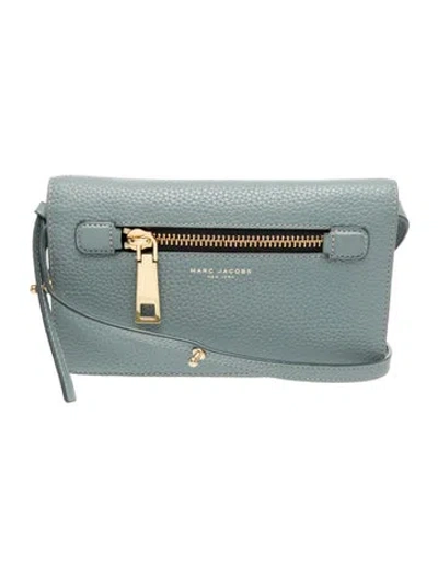 Pre-owned Marc Jacobs Leather Crossbody Bag In Blue