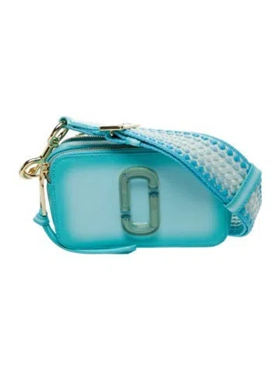 Pre-owned Marc Jacobs Leather Crossbody Bag In Blue