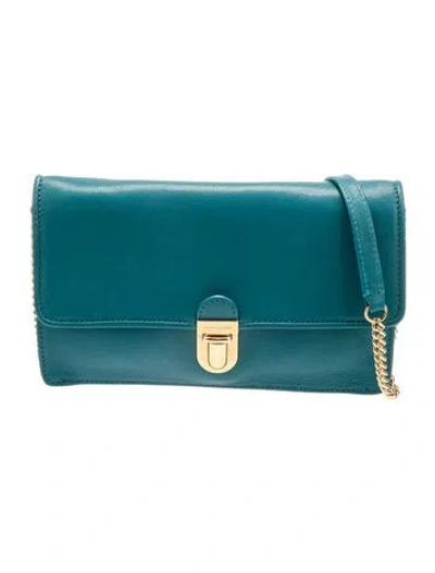 Pre-owned Marc Jacobs Leather Crossbody Bag In Blue