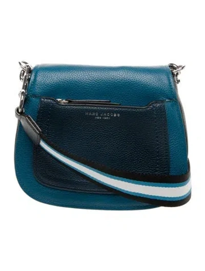 Pre-owned Marc Jacobs Leather Crossbody Bag In Blue