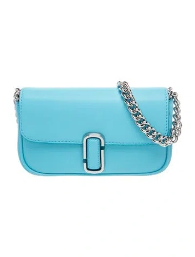 Pre-owned Marc Jacobs Leather Crossbody Bag In Blue