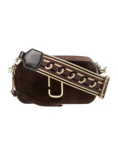 Pre-owned Marc Jacobs Leather Crossbody Bag In Brown