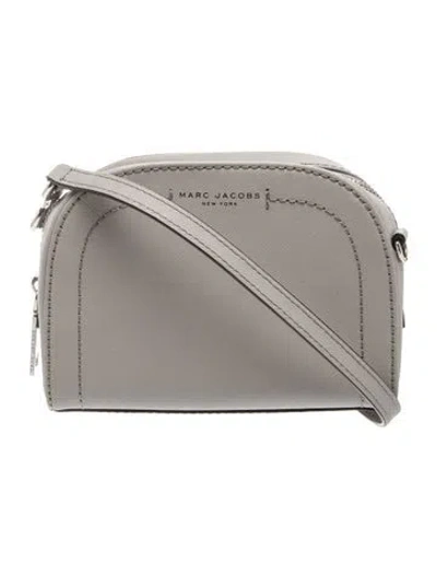 Pre-owned Marc Jacobs Leather Crossbody Bag In Gray