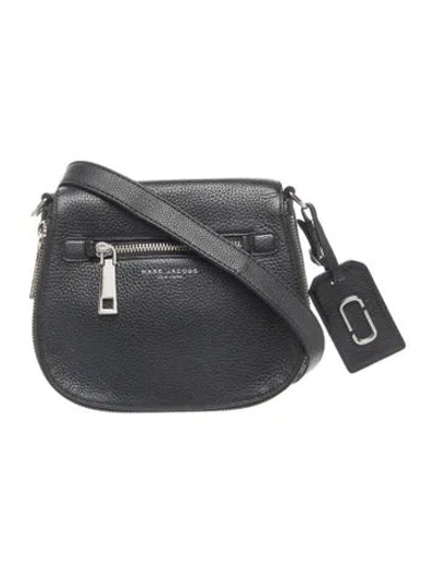 Pre-owned Marc Jacobs Leather Crossbody Bag In Grey