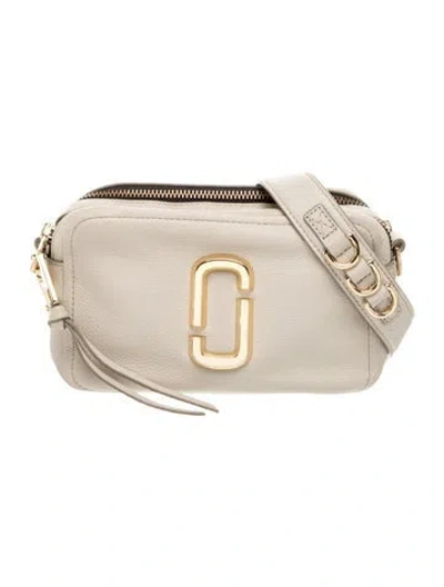 Pre-owned Marc Jacobs Leather Crossbody Bag In Neutral