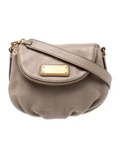 Pre-owned Marc Jacobs Leather Crossbody Bag In Neutral