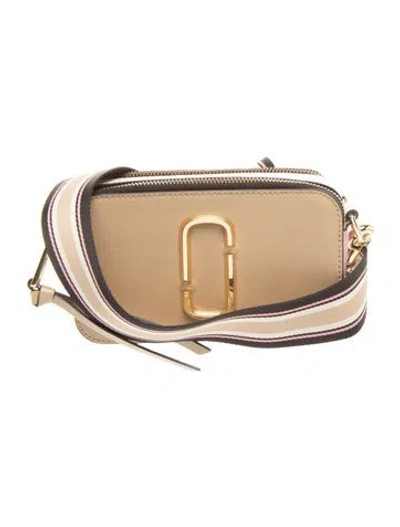 Pre-owned Marc Jacobs Leather Crossbody Bag In Neutral