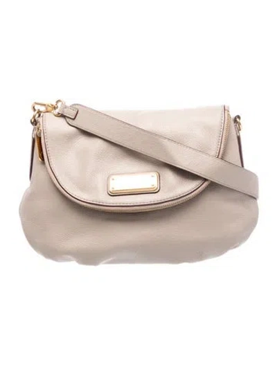 Pre-owned Marc Jacobs Leather Crossbody Bag In Neutral