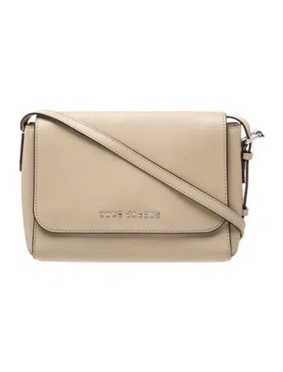 Pre-owned Marc Jacobs Leather Crossbody Bag In Neutral