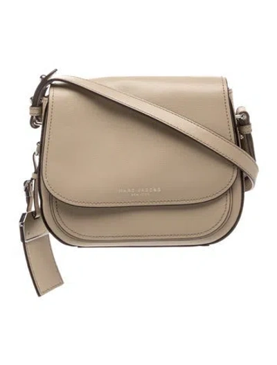 Pre-owned Marc Jacobs Leather Crossbody Bag In Neutrals