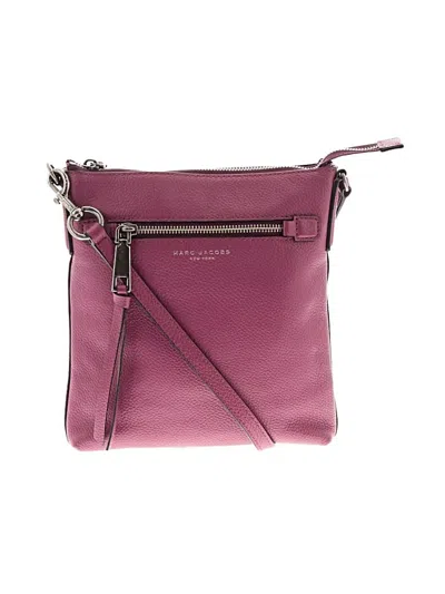 Pre-owned Marc Jacobs Leather Crossbody Bag In Pink