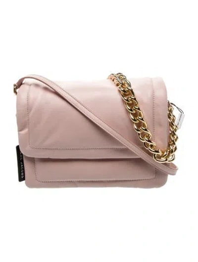 Pre-owned Marc Jacobs Leather Crossbody Bag In Pink
