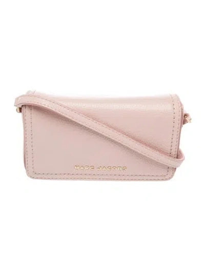 Pre-owned Marc Jacobs Leather Crossbody Bag In Pink