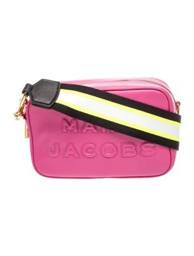 Pre-owned Marc Jacobs Leather Crossbody Bag In Pink