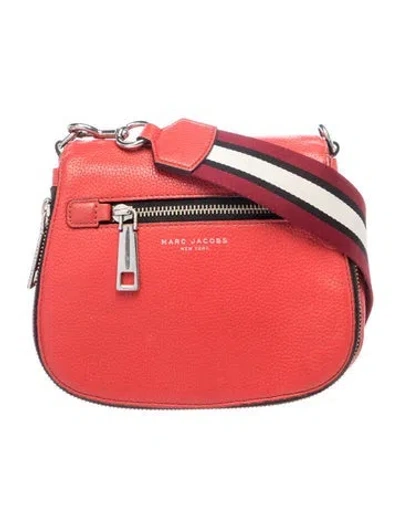 Pre-owned Marc Jacobs Leather Crossbody Bag In Red
