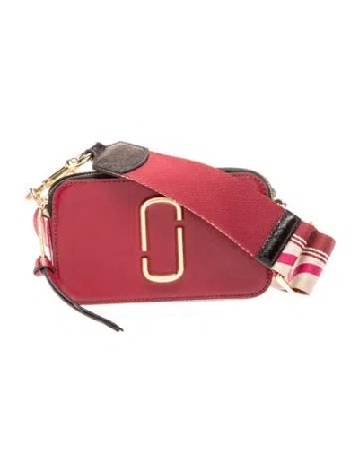 Pre-owned Marc Jacobs Leather Crossbody Bag In Red