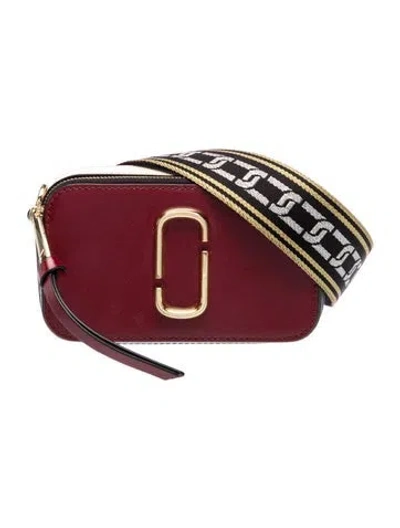 Pre-owned Marc Jacobs Leather Crossbody Bag In Red