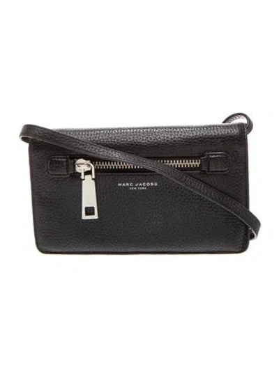 Pre-owned Marc Jacobs Leather Crossbody Bag In Silver