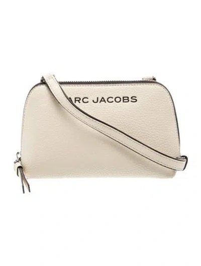 Pre-owned Marc Jacobs Leather Crossbody Bag W/ Tags In Neutrals