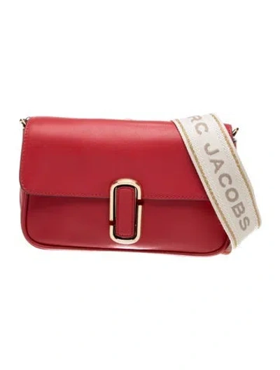 Pre-owned Marc Jacobs Leather Crossbody Bag W/ Tags In Red
