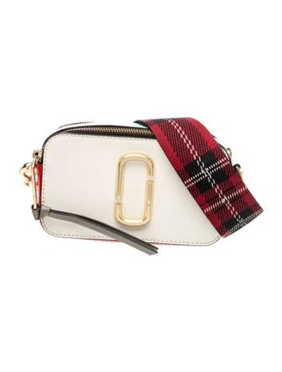Pre-owned Marc Jacobs Leather Crossbody Bag In White