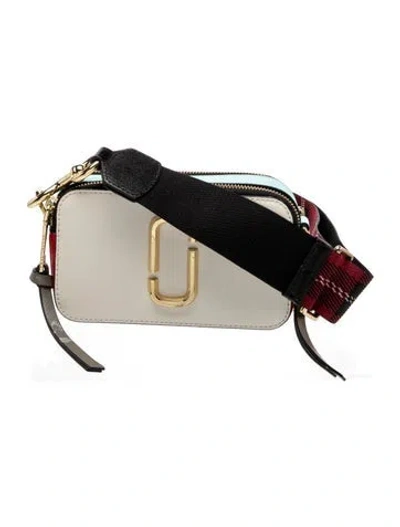 Pre-owned Marc Jacobs Leather Crossbody Bag In White