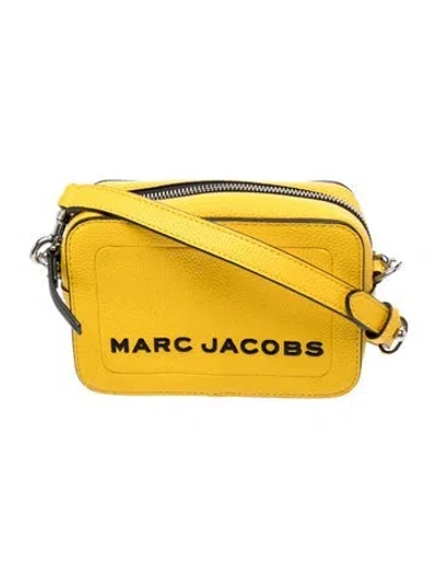 Pre-owned Marc Jacobs Leather Crossbody Bag In Yellow