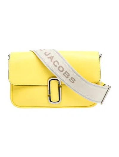 Pre-owned Marc Jacobs Leather Crossbody Bag In Yellow