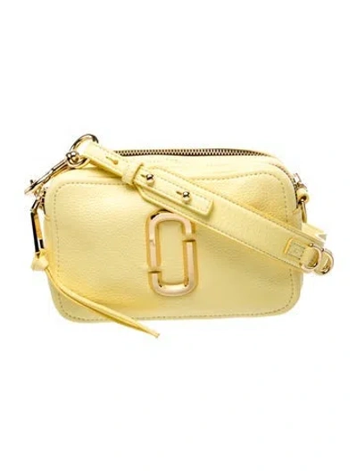 Pre-owned Marc Jacobs Leather Crossbody Bag In Yellow