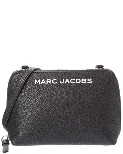 Marc Jacobs Leather Crossbody Pouch In Black