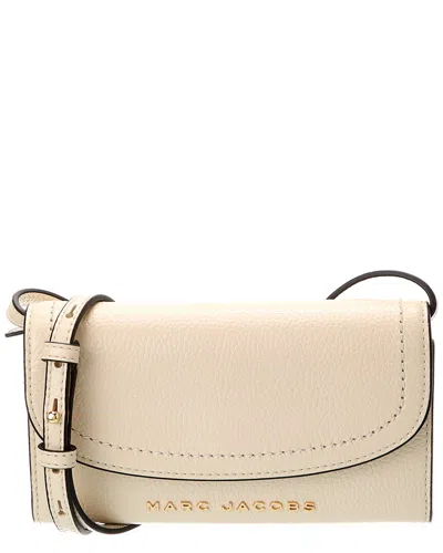 Marc Jacobs Leather Crossbody Wallet In White