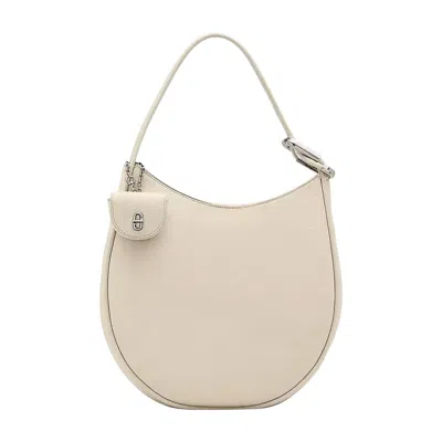 Pre-owned Marc Jacobs Leather Dual Large Hobo Bag 'cloud White' | Men's Size Onesize