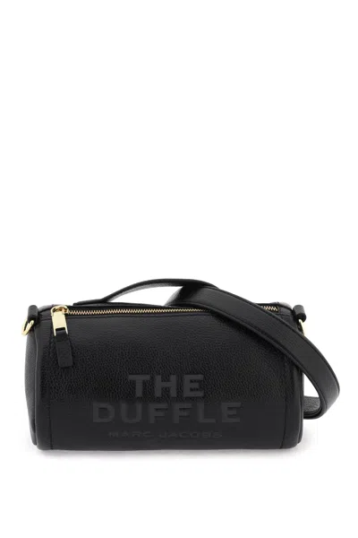 Marc Jacobs Leather Duffle Handbag For Women In Black