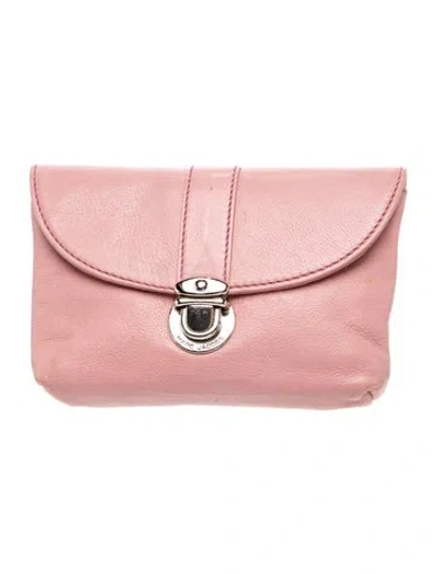 Pre-owned Marc Jacobs Leather Evening Bag In Pink