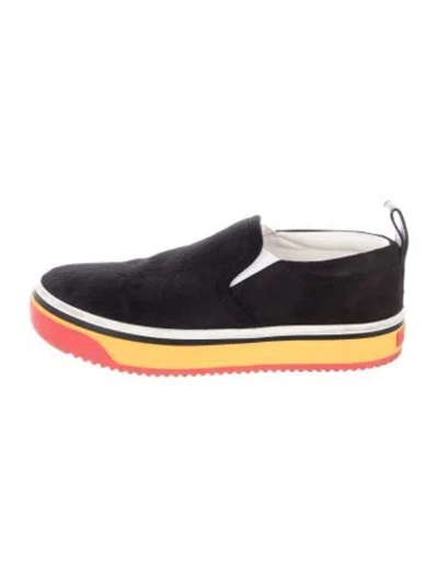 Pre-owned Marc Jacobs Leather Graphic Print Sneakers In Multicolor