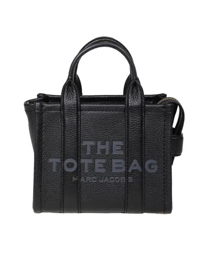 Marc Jacobs Leather Handbag In Black