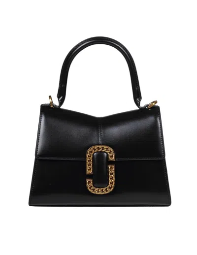Marc Jacobs Leather Handbag In Black