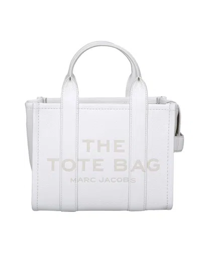 Marc Jacobs Leather Handbag In Cotton/silver