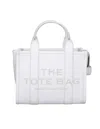 Marc Jacobs The Leather Medium Tote Bag In White