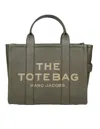 Marc Jacobs Tote Bag With Detachable Strap And Textured Finish In Green