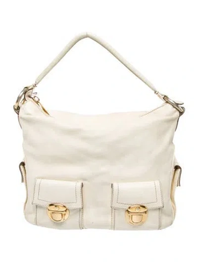 Pre-owned Marc Jacobs Leather Hobo In Green