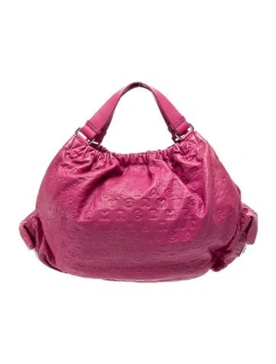 Pre-owned Marc Jacobs Leather Hobo In Pink