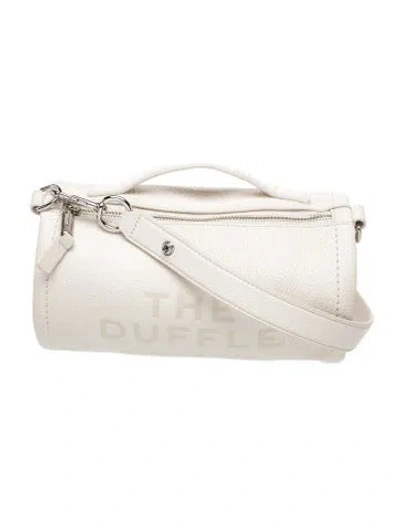 Pre-owned Marc Jacobs Leather Hobo In White