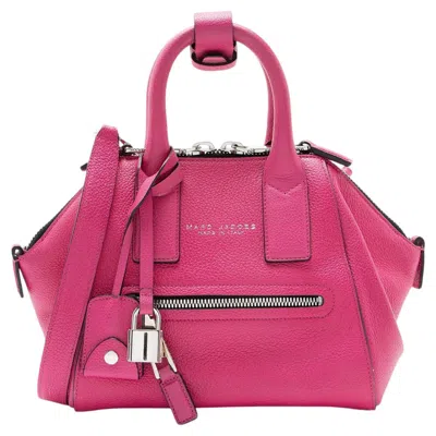 Pre-owned Marc Jacobs Leather Incognito Mini Satchel In Pink