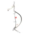 Marc Jacobs Leather Knotted Bag Charm In Multi