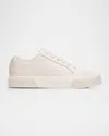 Marc Jacobs Leather Low-top Logo Sneakers In White