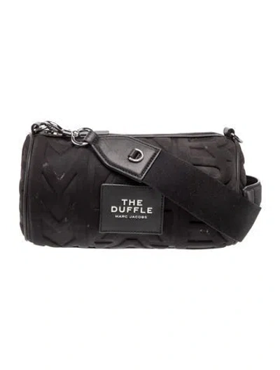 Pre-owned Marc Jacobs Leather Messenger Bag In Black