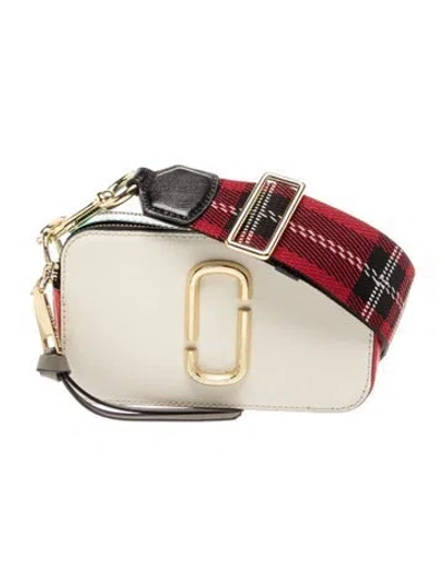 Pre-owned Marc Jacobs Leather Minaudière In White