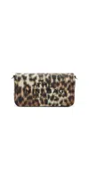 Marc Jacobs Leather Mini Bag In Leopard Brown Multi In Brown Multi