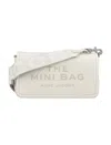 Marc Jacobs Leather Mini Bag With Magnetic Closure In White
